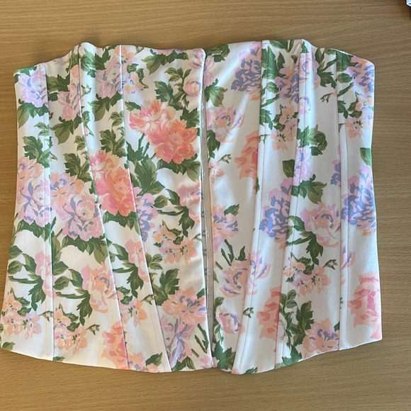 NWT Zara Floral Corset Top - Picture 11 of 11